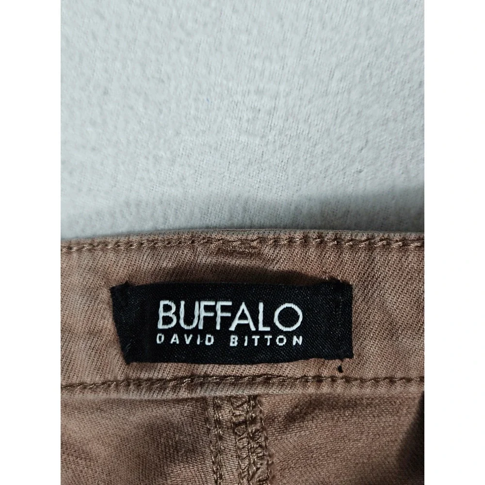 Buffalo David Bitton Havana High Rise Ankle Skinny Jeans‎ Mauve Brown 6/28